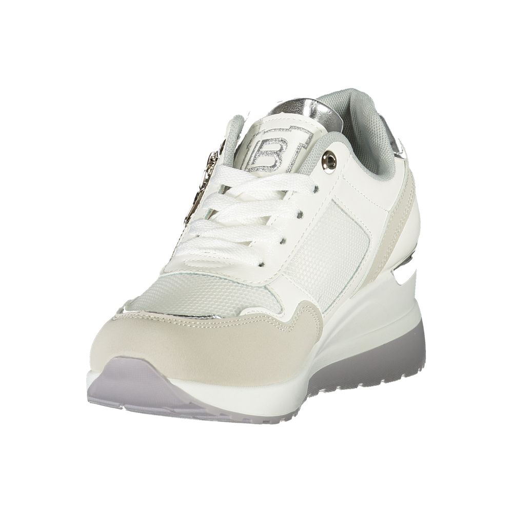 Laura Biagiotti Brown Synthetic Women Sneaker with ergonomic design and 4 cm heel.