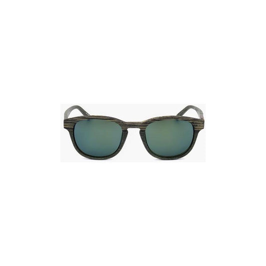 Linda Farrow Linda Farrow PHILLIP LIM Wayfarer Sunglasses with Wood Effect Frame LIP686976GD
