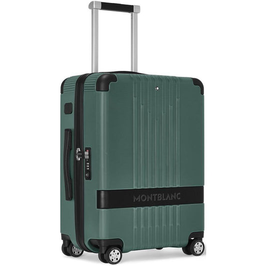 MONTBLANC LEATHER MOD. CABIN TROLLEY - 38X55X23 (37 L) FASHION ACCESSORIES MONTBLANC Dark Slate Gray