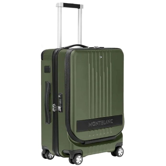 MONTBLANC LEATHER MOD. CABIN TROLLEY WITH FRONT POCKET - 38X55X23 (37 L) FASHION ACCESSORIES