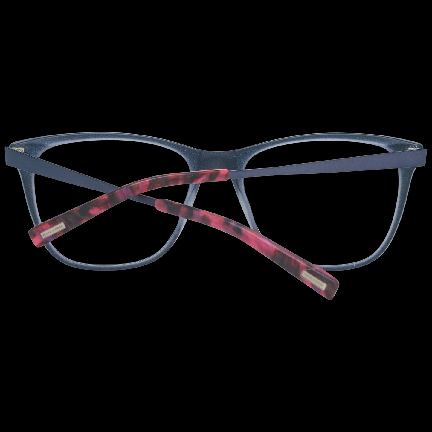 MORE & MORE MOD. 50506 55880 ladies' eyewear featuring black and red frames