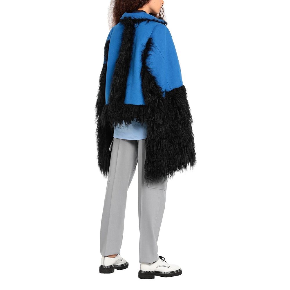 Maison Margiela Blue Wool Cloacks