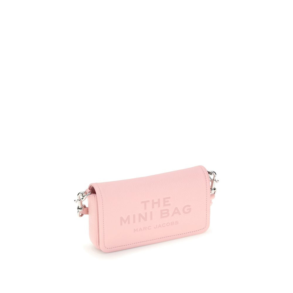 Marc Jacobs Multicolor Calf Leather Bos Taurus Shoulder Bag - Mini pink leather bag with adjustable strap and flap closure