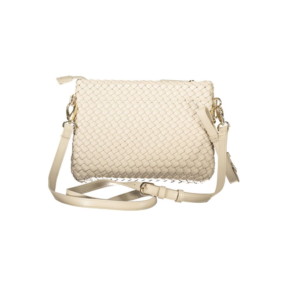 Mario Valentino Beige Polyethylene Women Handbag
