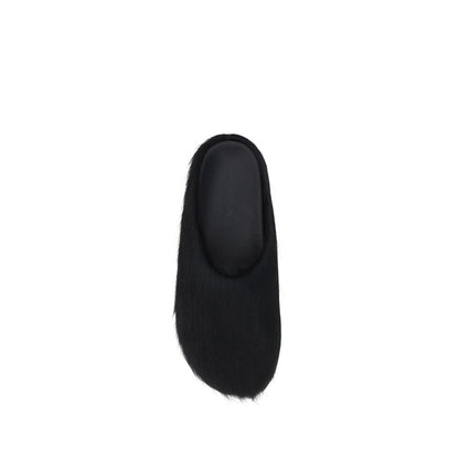 Marni Black Rubber Mules