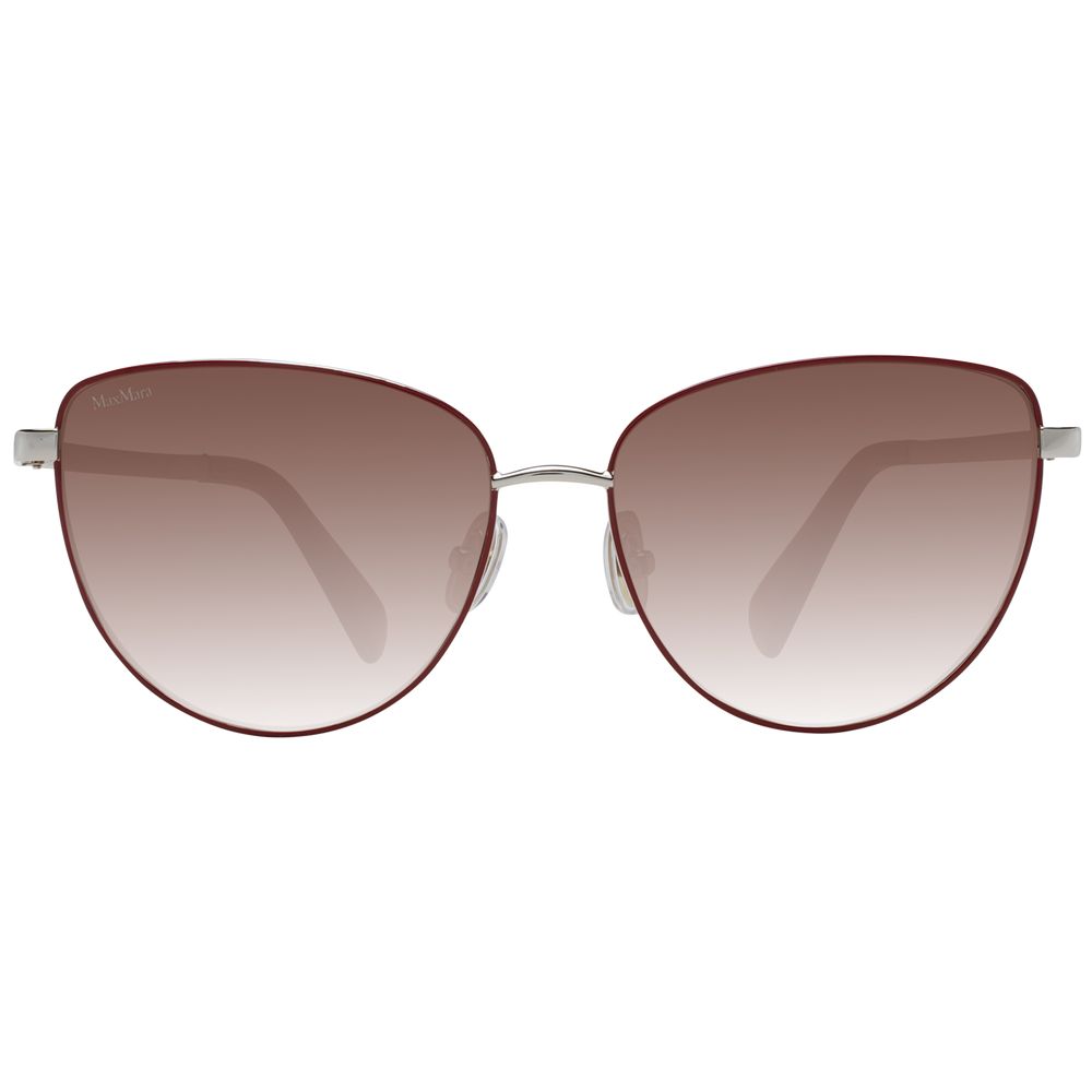 Max Mara Red Metal Sunglasses