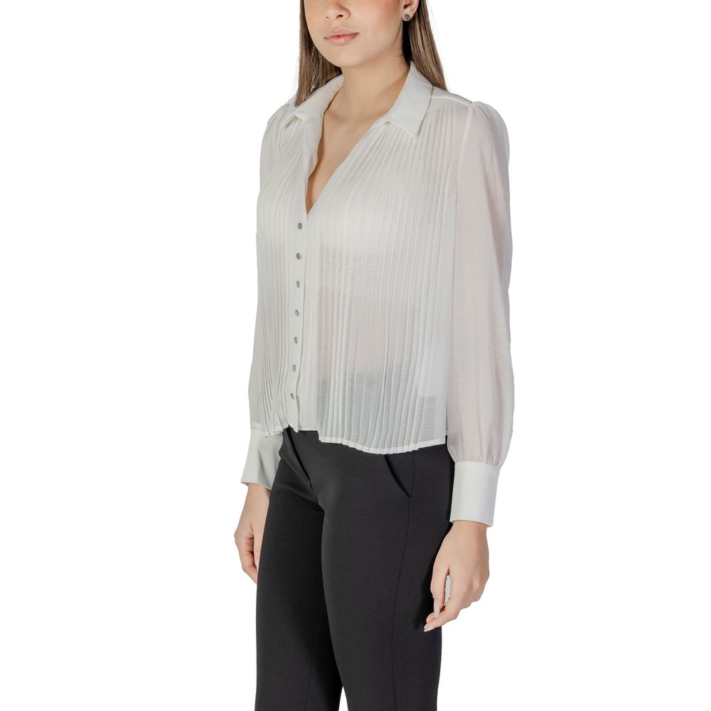 Morgan De Toi White Polyester Blouse