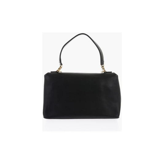 Moschino LOVE Faux Leather Handle Bag with Removable Shoulder Strap