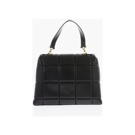 Moschino LOVE Faux Leather Padded Bag with Removable Shoulder Strap