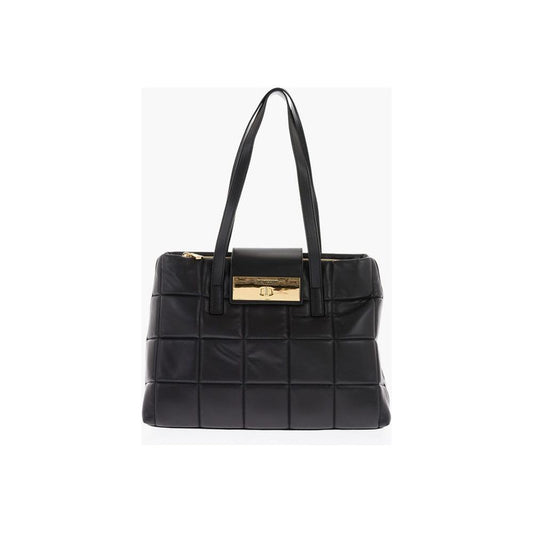 Moschino LOVE Faux Leather Padded Tote Bag