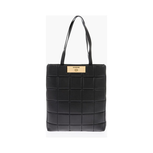 Moschino LOVE quilted faux leather shoulder bag