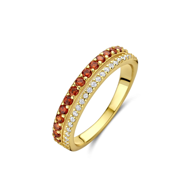 Elegant ring featuring gemstones, part of NEW BLING Mod. 9NB-1578-56 jewelry collection.