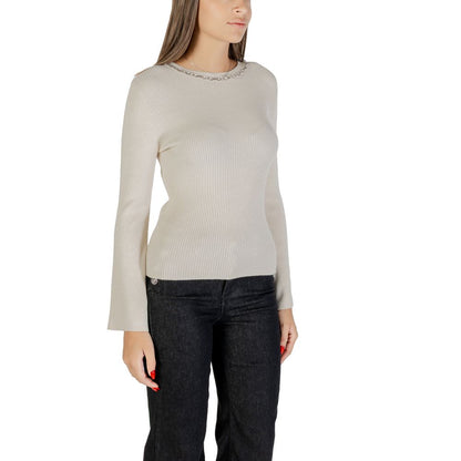 Only Beige Viscose Sweatshirt 1728,71956299936,Beige,Clothing,New with tags,Only,Sweaters - Clothing,Sweatshirts - Sweaters - Clothing,Women,XL