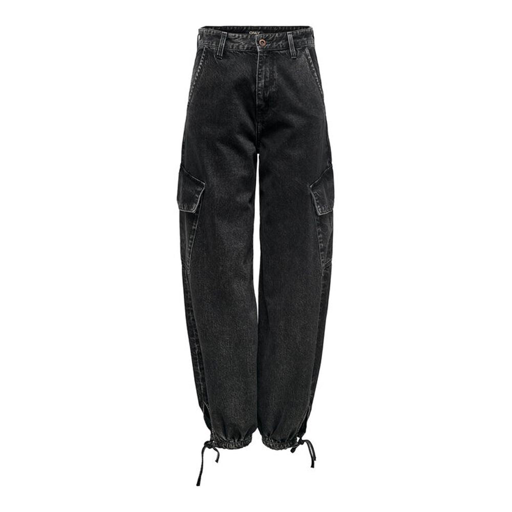 Only Black Cotton Boyfriend Jeans