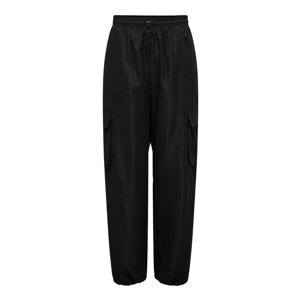 Only Black Cotton Cargo Pants