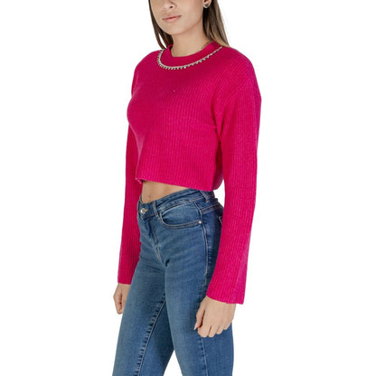 Only Pink Recycled Polyester Sweatshirt