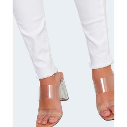 Only White Cotton Skinny Jean