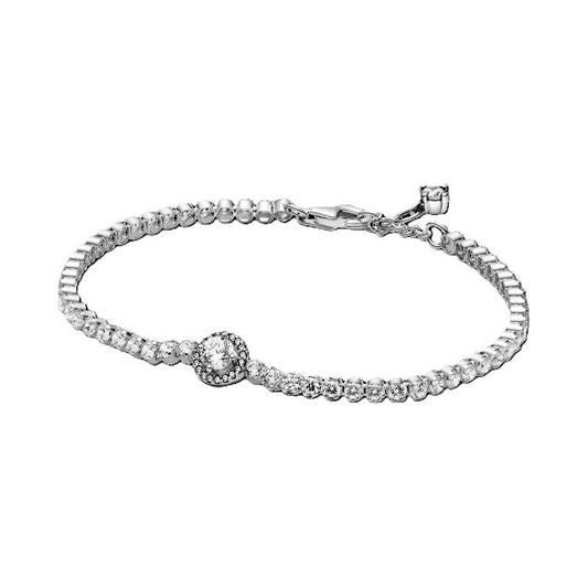 PANDORA JEWELS Mod. SPARKLING HALO TENNIS - Size 18 599416C01-18