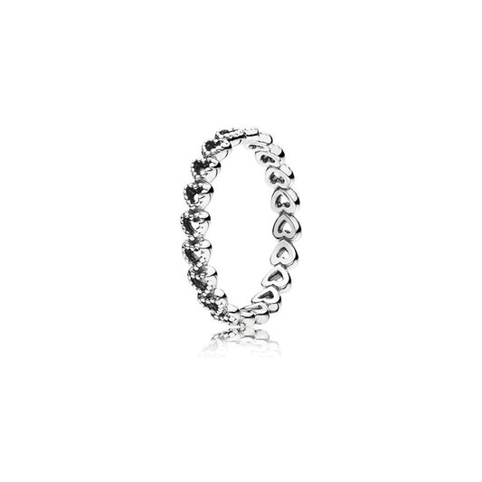 PANDORA Mod. BAND OF HEARTS RING