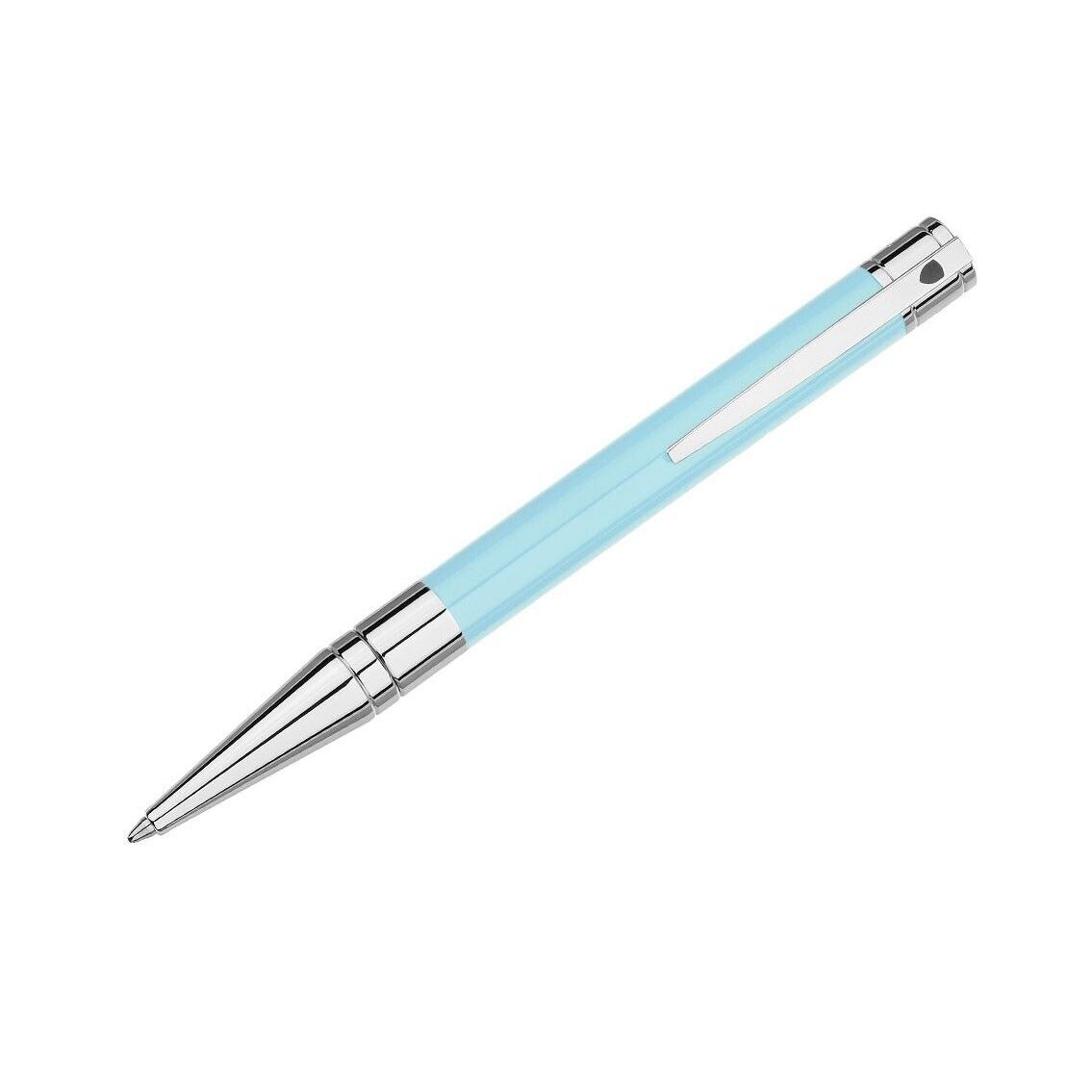 PENNE S-T- DUPONT MOD. 265279 luxury blue pen with chrome accents, elegant writing instrument