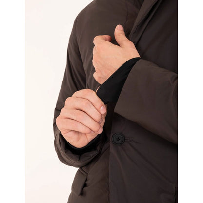 People Of Shibuya Brown Polyester Men Jacket