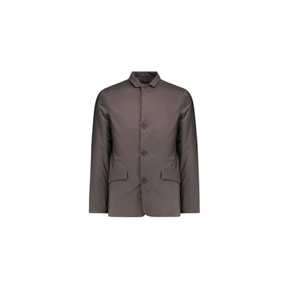 People Of Shibuya Brown Polyester Men Jacket