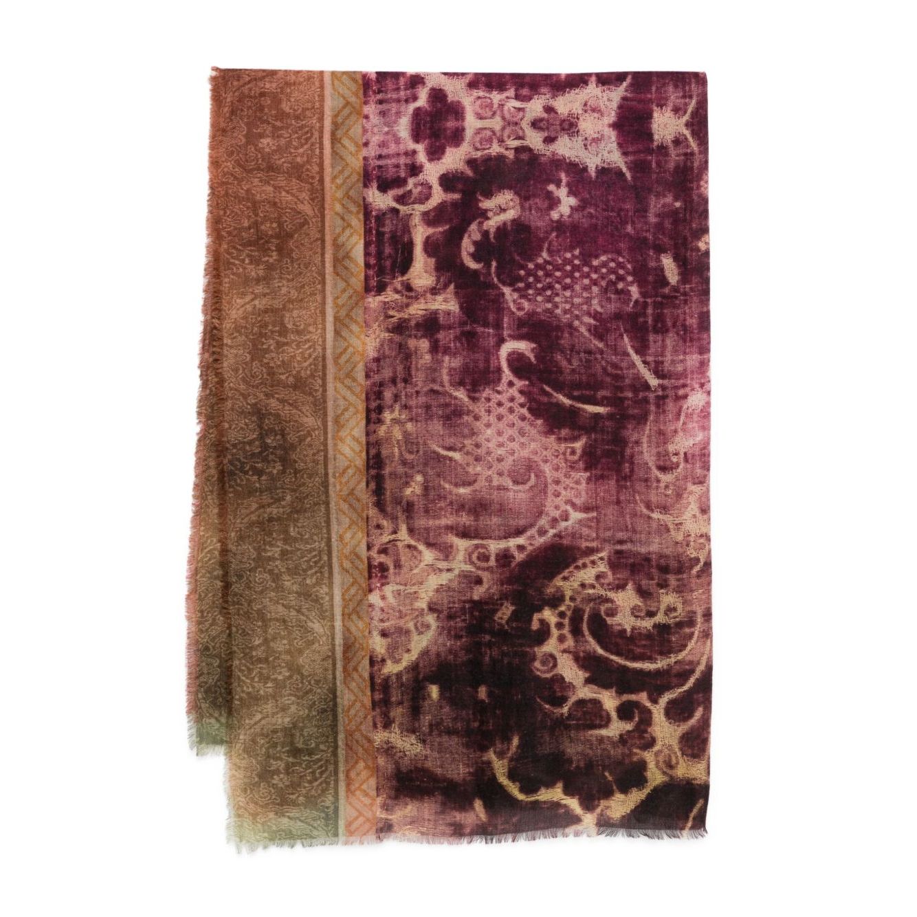 Pierre Louis Mascia Printed cashmere scarf