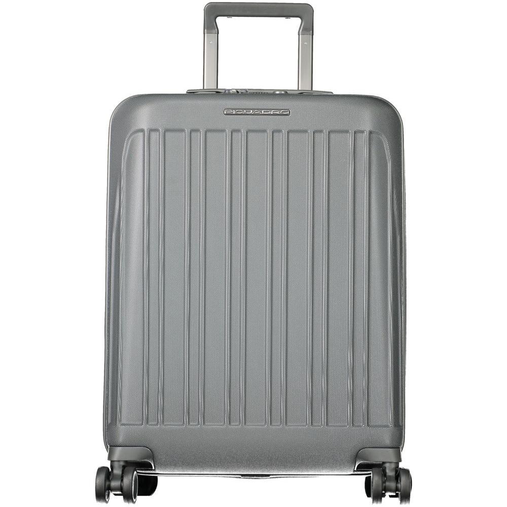Front view with bag zipped and handles upright.