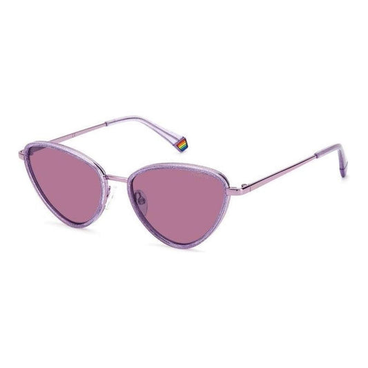 Polaroid Polaroid Purple Plastic Sunglasses POPLD6148SXB3VAC