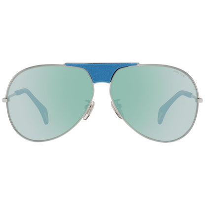Police Blue Plastic Sunglasses