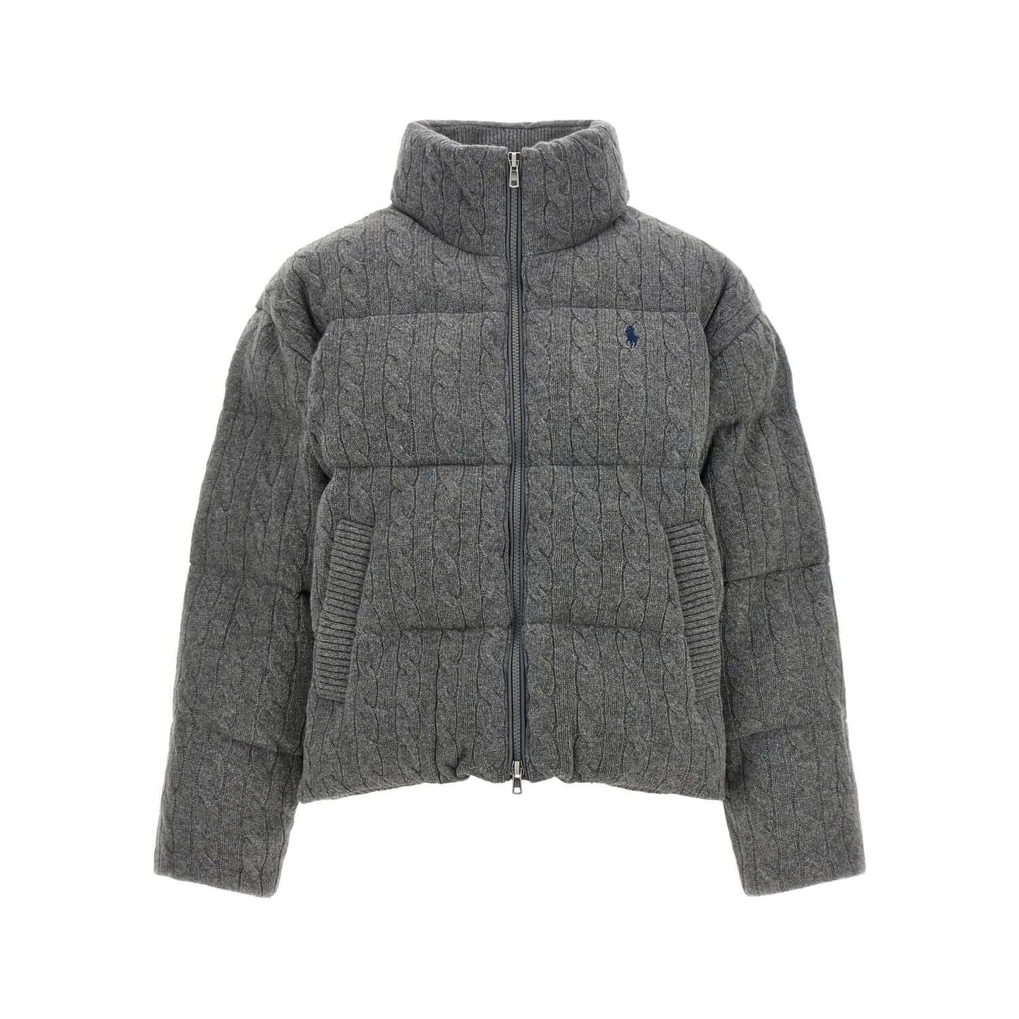 Polo Ralph Lauren Gray Wool Full-Length Jacket