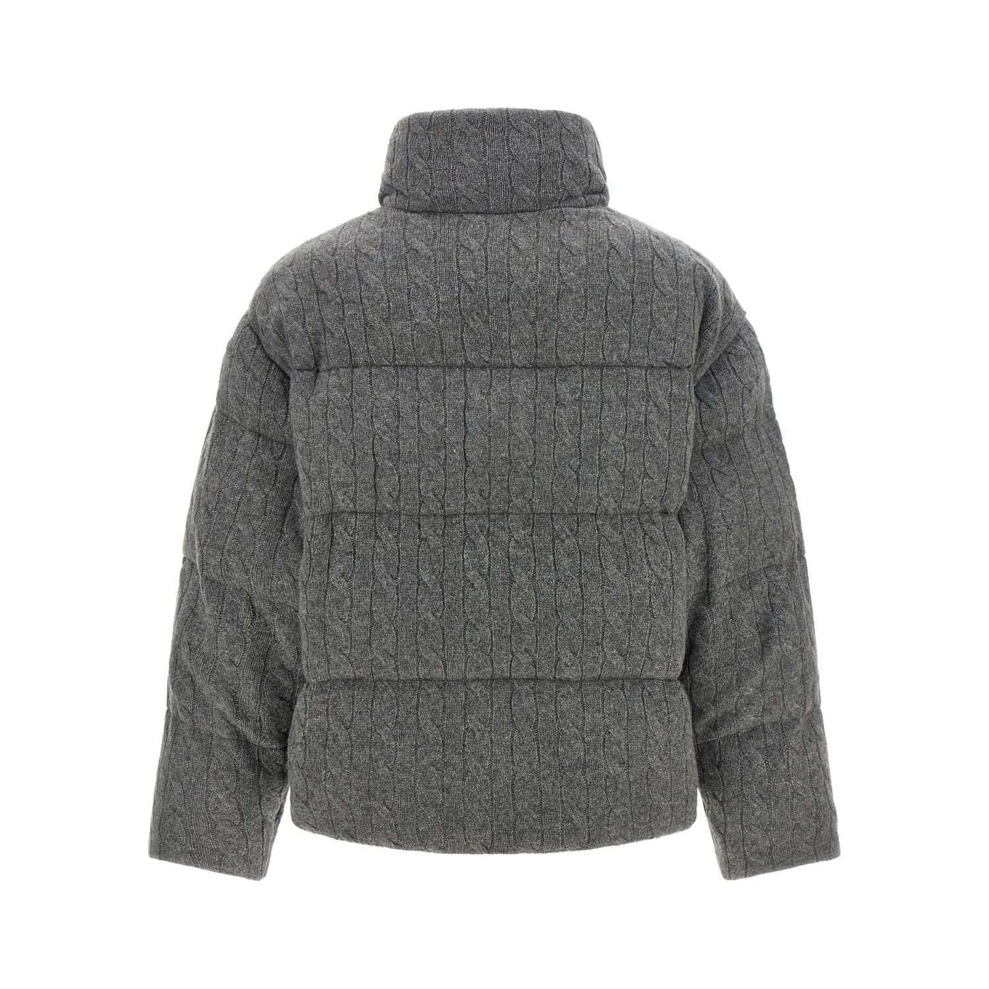 Polo Ralph Lauren Gray Wool Full-Length Jacket