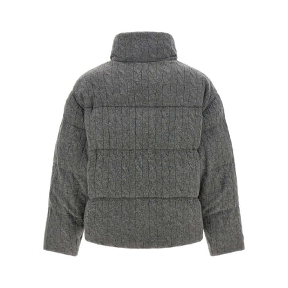 Polo Ralph Lauren Gray Wool Full-Length Jacket
