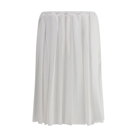 Prada Jersey midi Pleated Skirt