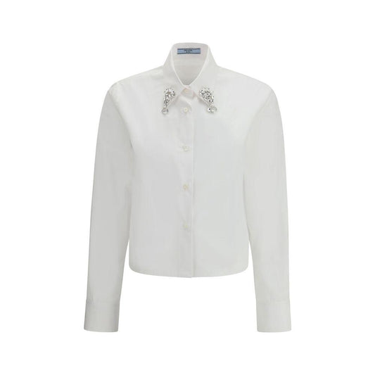PradaPrada Shirt1728,72470364320,IT40 | M,New with tags,Prada,Shirts - Women - Clothing,White,Women