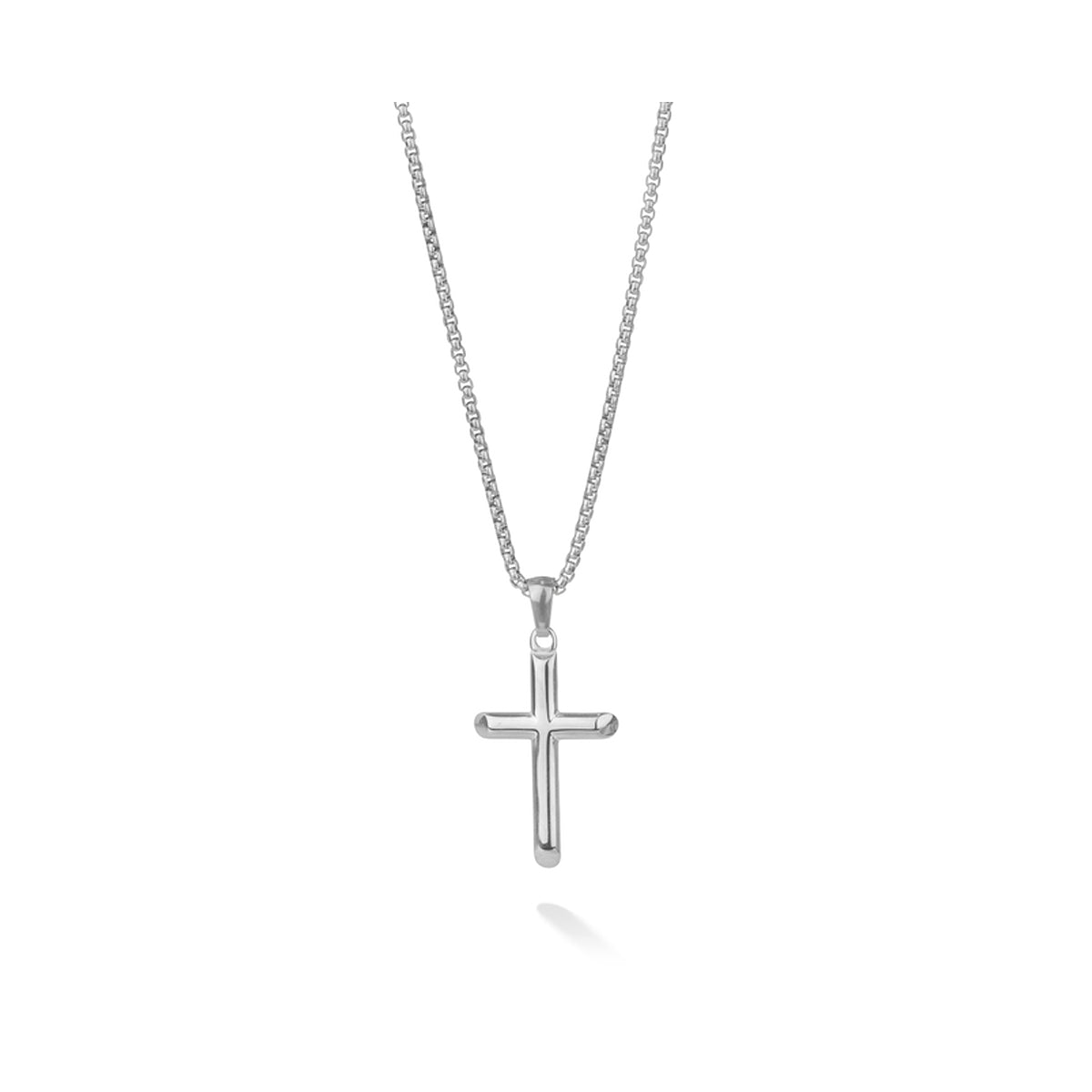 RADIANT JEWELS JEWELRY Mod. RH000108 silver cross pendant necklace