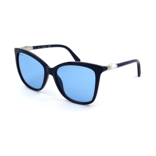 SWAROVSKI Mod. SK0227 90V 55 17 140 SUNGLASSES & EYEWEAR SWAROVSKI SUNGLASSES Sky Blue