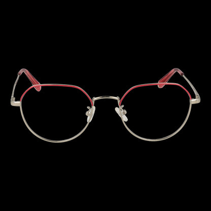 SKECHERS MOD. SE2181-D 51072 eyeglasses for women, stylish red and silver frames, front view