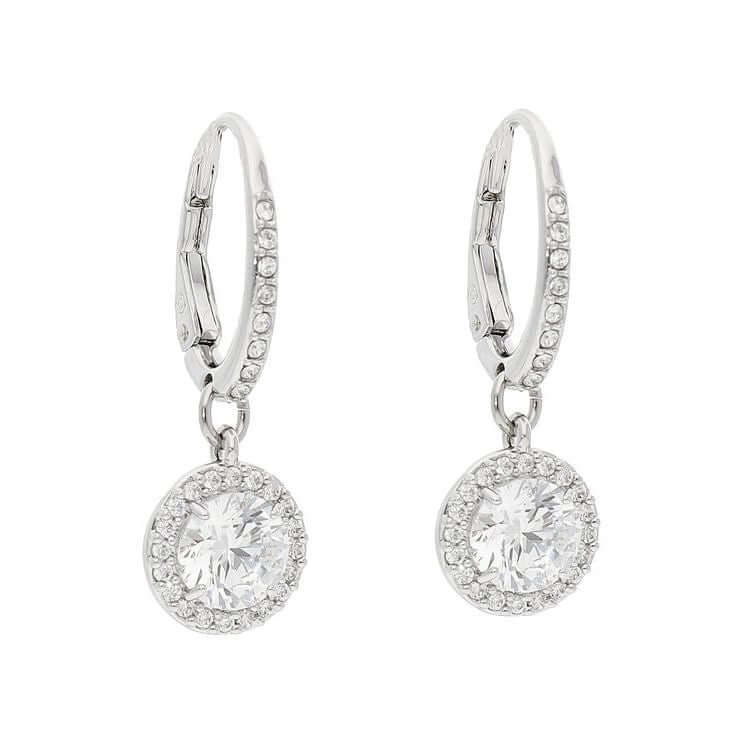 SWAROVSKI Mod. 5636270 ladies earrings in silver 925° with quartz movement and mineral dial, 38mm case, water resistant to 5 ATM.
