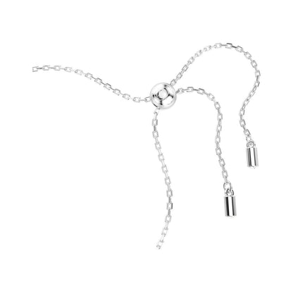 SWAROVSKI Mod. 5693412 silver necklace with adjustable chain and elegant design.