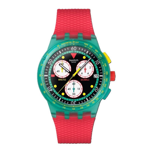SWATCH Mod. NEON EMERALD CHRONO READY STOCKED WATCHES,Wristwatch