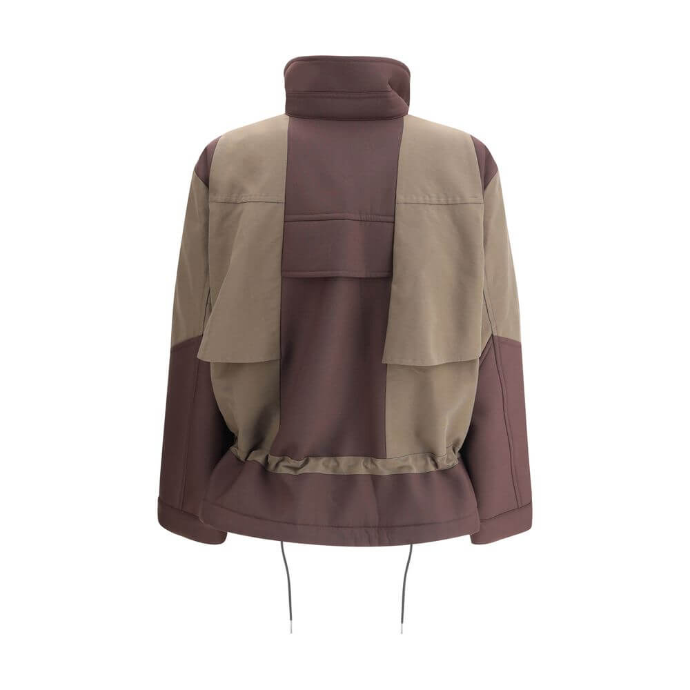 Front view with bag zipped and handles upright.