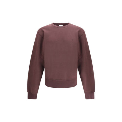 Saint Laurent Bordeaux Cotton Sweatshirt