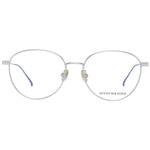 Scotch & Soda Silver Women Glasses Frame, full-rim, round style, metal frame, demo lenses, size 52-16-135, silver color.
