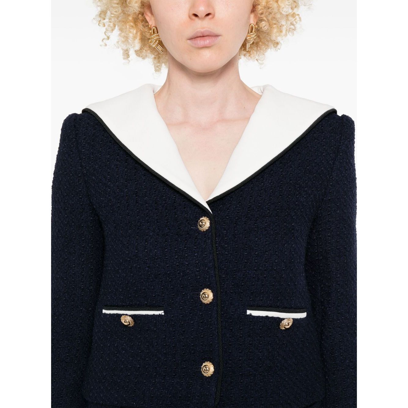 Self-portrait Jackets Blue