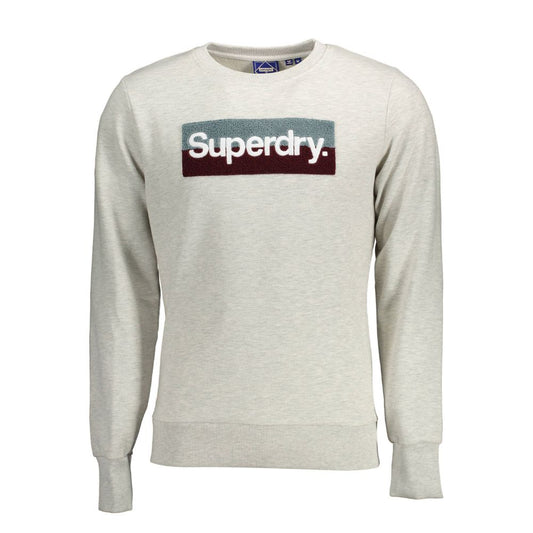 Superdry Grigio Cotton Men Sweatshirt
