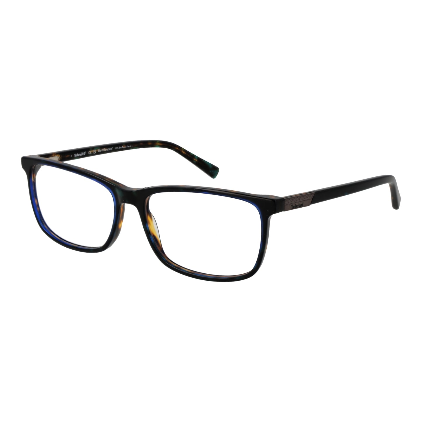 TIMBERLAND MOD. TB1775 58092 men's eyeglasses for gents, classic rectangular design in black frame.