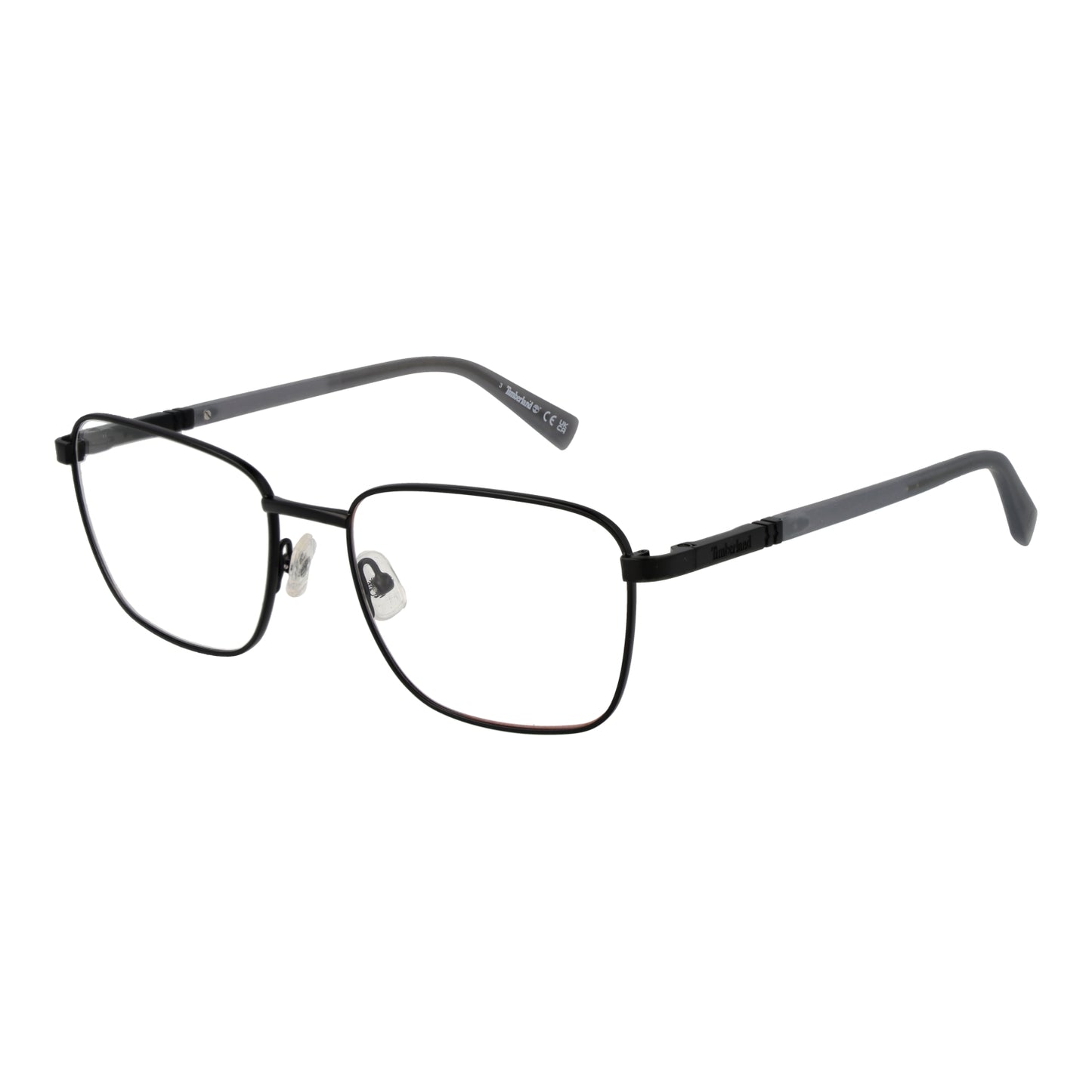 TIMBERLAND MOD. TB50019 55002 eyeglasses for men, gent, black frame with clear lenses.