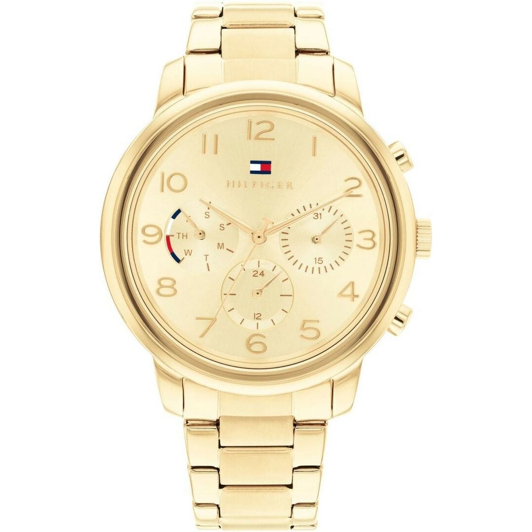 TOMMY HILFIGER Mod. 1782525 women's quartz analog watch, 5 ATM water resistance, 38mm case, mineral dial, bracelet style in official packaging.