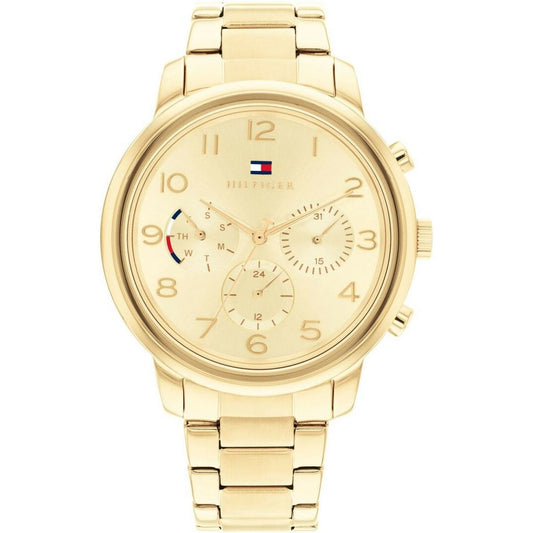 TOMMY HILFIGER Mod. 1782525 women's quartz analog watch, 5 ATM water resistance, 38mm case, mineral dial, bracelet style in official packaging.